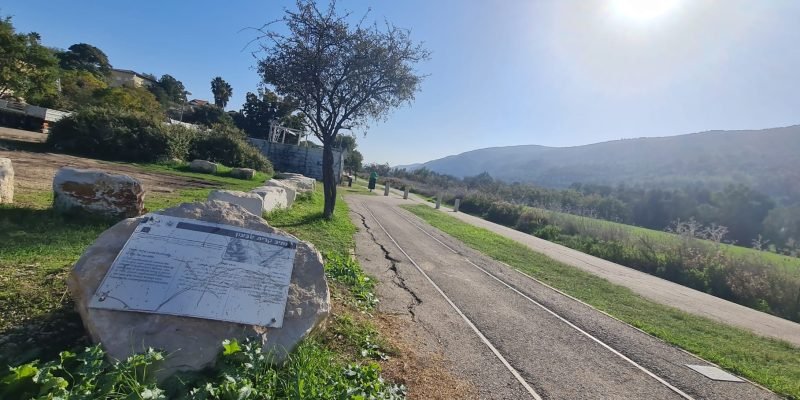 טיילת רכבת העמק בקריית טבעון
